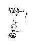 View GCP Washer. A=396 mm. Axle. Not Standard Equipment, Service Alternative. Spring Support. (Front) Full-Sized Product Image