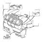 Image of Gasket. Air Distributor. Heater Unit. Without A.C. Without E.C.C. 31101180. 9166030. For. image for your 2009 Volvo C70