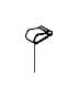 View Hood Release Cable Clip (Front) Full-Sized Product Image