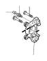 View Disc Brake Caliper (Right, Rear) Full-Sized Product Image 1 of 2