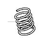 Image of Coil Spring (Rear). Coil Spring. image for your 2001 Volvo V70   