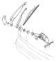 View Wiper Arm. Window Wiper. (Rear) Full-Sized Product Image
