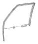 View Door Window Belt Weatherstrip (Left, Right, Outer) Full-Sized Product Image