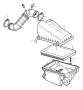 Image of Air Filter Insert. Diesel. image for your Volvo