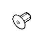 View Deck Lid Trim Clip Full-Sized Product Image