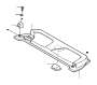 Image of Seat Hinge Cover (Left, Oak, Arena) image for your Volvo V40