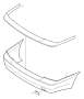 Image of Bumper Cover (Rear, Colour code: 412) image for your 2002 Volvo S40   
