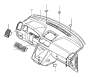 Image of Instrument Panel Molding image for your 2005 Volvo XC90   