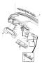 Image of Instrument Cluster Bezel (Upper) image for your Volvo S40  