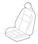 Image of Seat Back Cushion Cover (Right, Front, Interior code: 5C77, 5DM9, 5DF4, 5DFT, 5DM9, 5DF4, 5DFT... image for your 2005 Volvo S40   