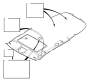 Image of Headliner (Grey, Interior code: DH7D, DH7F, DH7G, DH7H, DH7J) image for your 2002 Volvo V70  2.3l 5 cylinder Turbo 