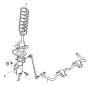 View Suspension Stabilizer Bar (Front, Green) Full-Sized Product Image 1 of 3