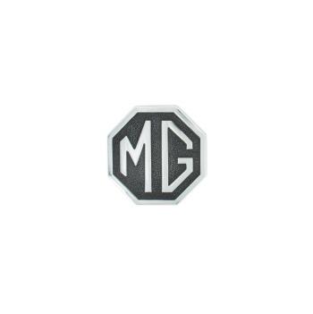 Image of BADGE, MG, TRUNK, METAL, WITH 3 PEGS,MGM TO C171430, MGB C187841 TO C394007, 1970-1976. TRUNK BADGE, &quot;MG&quot;, Metal image for your 1979 Triumph Spitfire