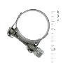 EXHAUST CLAMP, 1-1/2”, Stainless Steel, Bell Brand.