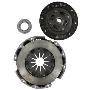 Image of CLUTCH KIT, 3-PIECE, OE, 20 SPLINE CLUTCH DISC, PRESSURE PLATE, THROW OUT BEARING, MGM, SPITFIRE 1975-1980 image for your Triumph TR4, TR4A