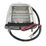 Image of LAMP, LICENSE LAMP ASSEMBLY, CHROME, MGB RD/GT FROM C339095 TO C409140, 1975-1976, SPITFIRE 1973-1976, MGM. LICENSE LAMP ASSEMBLY. image