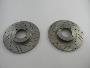 Image of BRAKE ROTOR, DRILLED & SLOTTED. This is a pair of. image for your 1962 Triumph Spitfire