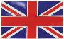 “UNION JACK” DECAL, Pair, Mylar.<br />
The size is 1 7/8' x 3'. MYLAR is weather resistant, NOT chemical resistant.  