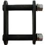 Image of KIT, SHACKLE KIT, REAR LEAF SPRING, PLATE SET, REAR SHACKLE, WITH NUTS, WASHERS image for your MG MGB