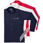 Image of BMW ClimaLite 3-Stripes Layering Top. Navy L . Self-mock neck, on-seam. image for your BMW