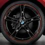 View 19" Double Spoke 361, Black with Red Stripe Full-Sized Product Image 1 of 1