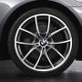 Image of Gloss-turned light alloy rim. 8 1/2JX20 ET:33 image for your BMW
