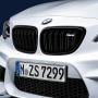 Image of M Performance Black Kidney Grilles. The black BMW radiator. image for your 2017 BMW M2   
