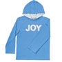 Image of BMW Kids JOY Hoodie. Blue . Blue hoodie with JOY. image for your 2022 BMW 430iX Coupe  