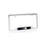 Image of M Logo License Plate Frame Polished Stainless Steel. image for your 2007 BMW 528i Sedan  