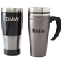 Image of Insulated tumbler features carbon fiber design and slide-lock top. 18 oz. image for your BMW