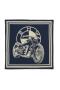 Image of BERLIN BUILT BANDANA. The dyed indigo Berlin. image for your BMW R60/2  