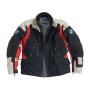 Image of RALLYE JACKET BLACKBLUE, MEN. The Rallye suit is full. image for your BMW R60  