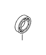 View 11112343014 GROOVED BALL BEARING Full-Sized Product Image