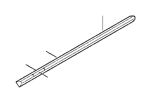 View 51131960731 Moulding door front left Full-Sized Product Image