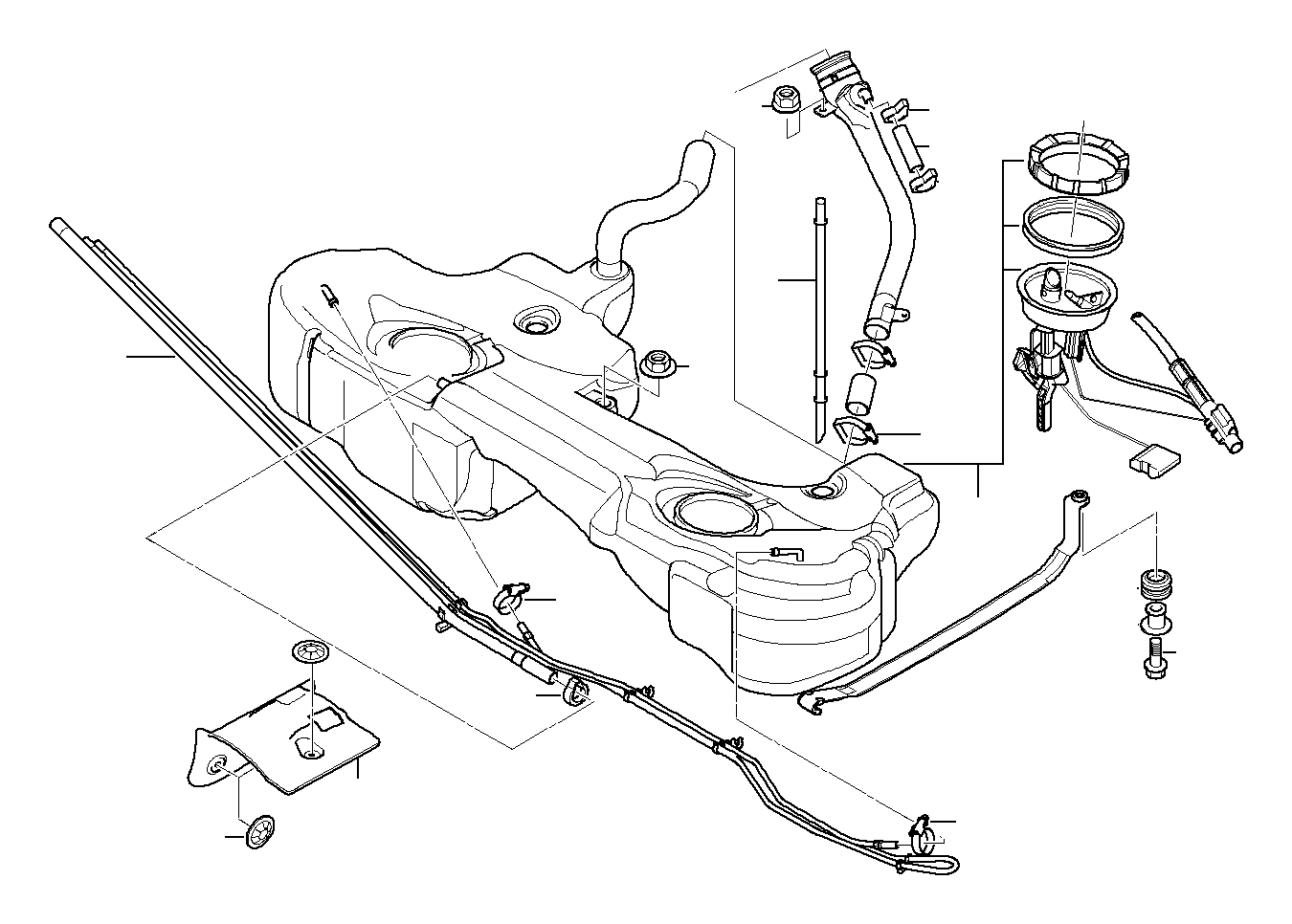 View 16117176511 Fuel vent pipe Full-Sized Product Image
