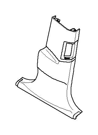 View 51439178699 COVERING COLUMN-CENTER LOWER LEFT Full-Sized Product Image