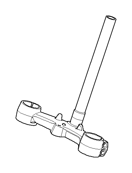 View 31427658560 Fork brace, black, lower Full-Sized Product Image