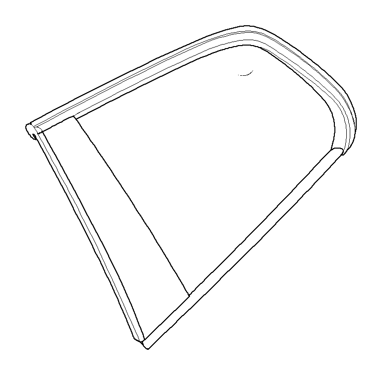 View 51363401401 Finisher, side window, rear left Full-Sized Product Image