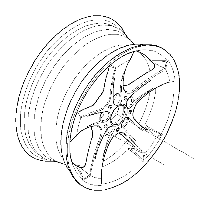 View 36116764537 Light alloy rim Full-Sized Product Image