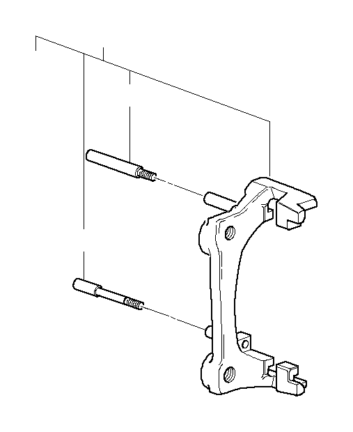 View 34116753671 Calliper carrier Full-Sized Product Image
