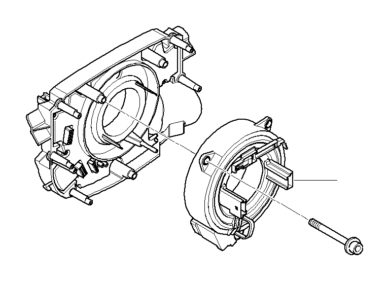 View 61319136898 Switch unit steering column Full-Sized Product Image