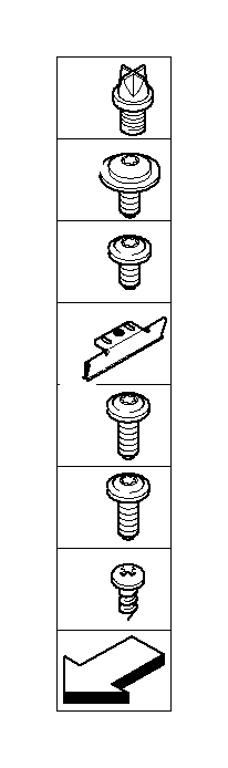 View 07147110450 CSK.LENSHEAD SCREW Full-Sized Product Image