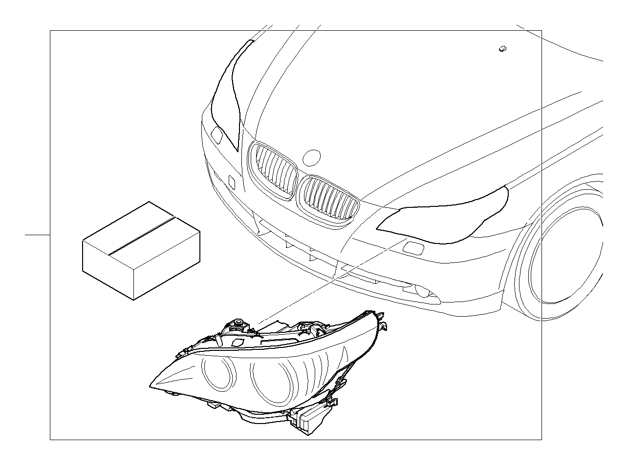 View 63120412096 Retrofit kit adaptive headlights Full-Sized Product Image