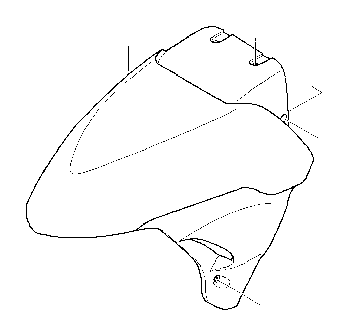 View 46617711492 Front wheel fender Full-Sized Product Image