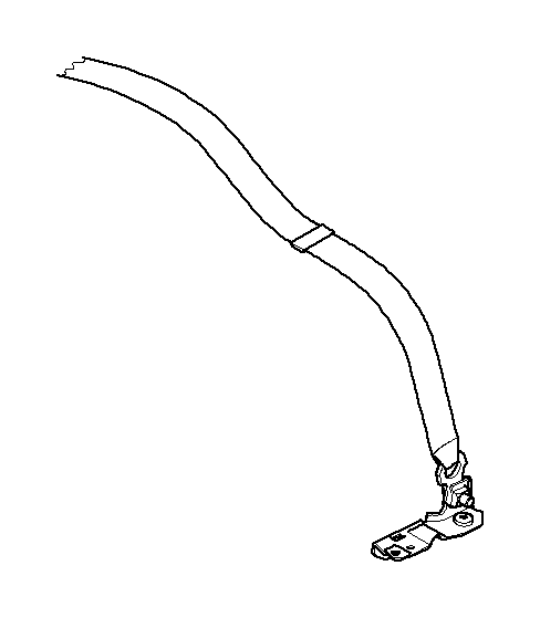 View 72119117219 Lft frnt upper belt with force limiter Full-Sized Product Image