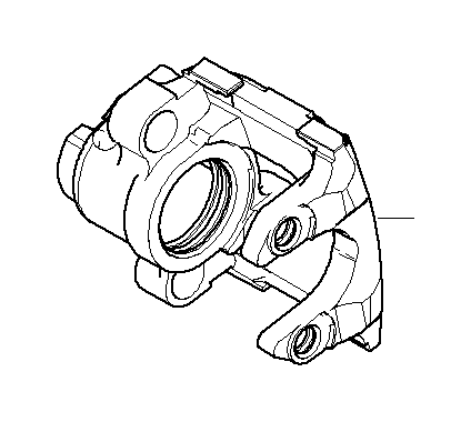 View 34216765909 Caliper housing left Full-Sized Product Image