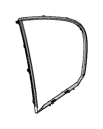 View 51347060219 seal, rear left side window Full-Sized Product Image