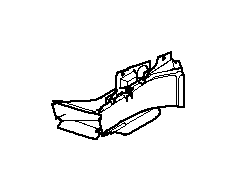 View 51717893129 Front left brake air duct Full-Sized Product Image