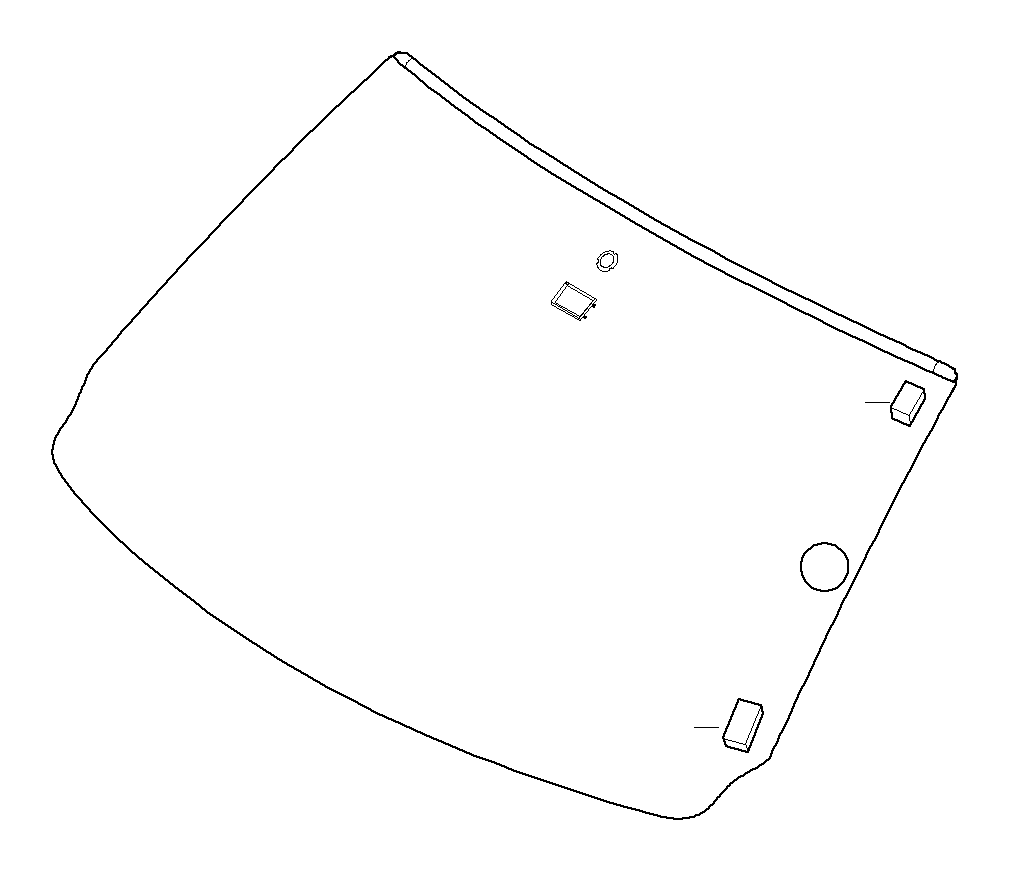 View 51313419453 Moulded part for top water catch strip Full-Sized Product Image