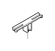 View 61136943977 Cable holder Full-Sized Product Image